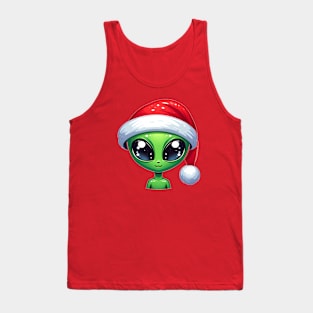 Christmas Alien Tank Top